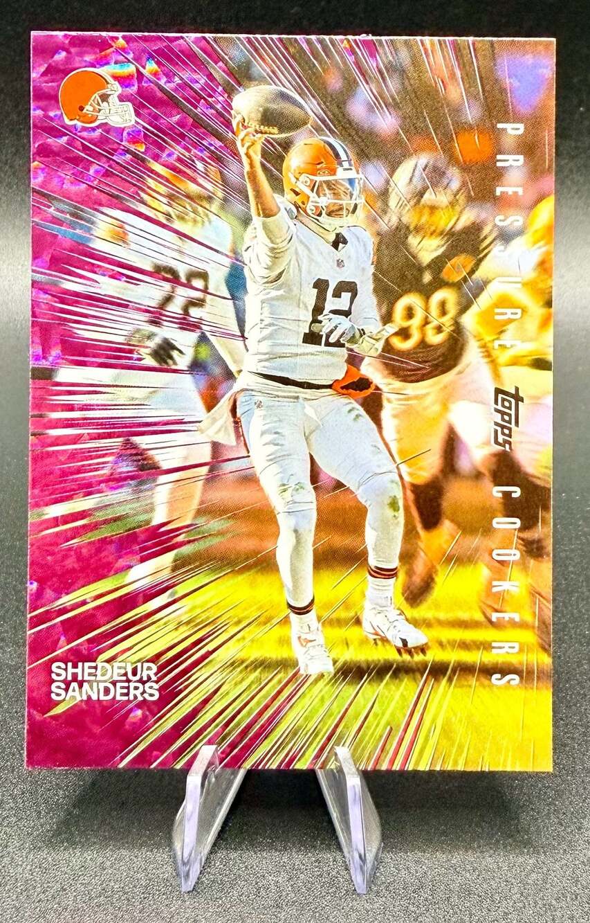 Shedeur Sanders 2026 Topps Flagship Football Pressure Cookers Cleveland Browns
